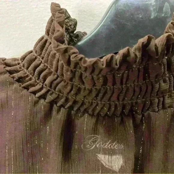 Goddess High Neck Blouse SzL - Picture 7 of 9